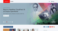 Desktop Screenshot of blogs.oracle.com