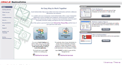 Desktop Screenshot of beehiveonline.oracle.com