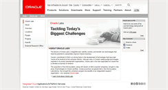Desktop Screenshot of labs.oracle.com